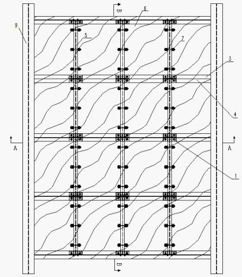 Formwork support tool for steel structure floor system and construction method for framework support tool