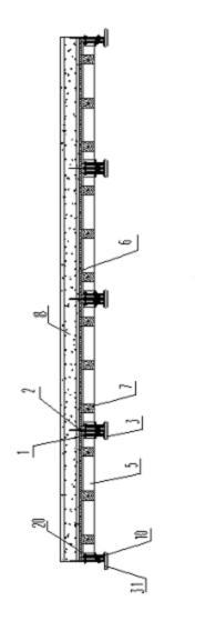 Formwork support tool for steel structure floor system and construction method for framework support tool