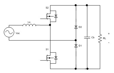 Totem-pole bridgeless power factor correction circuit