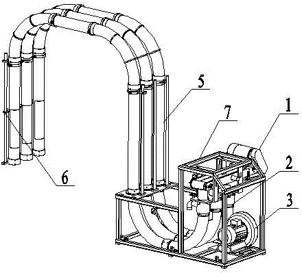 Updraft multistage automatic cup distributing system