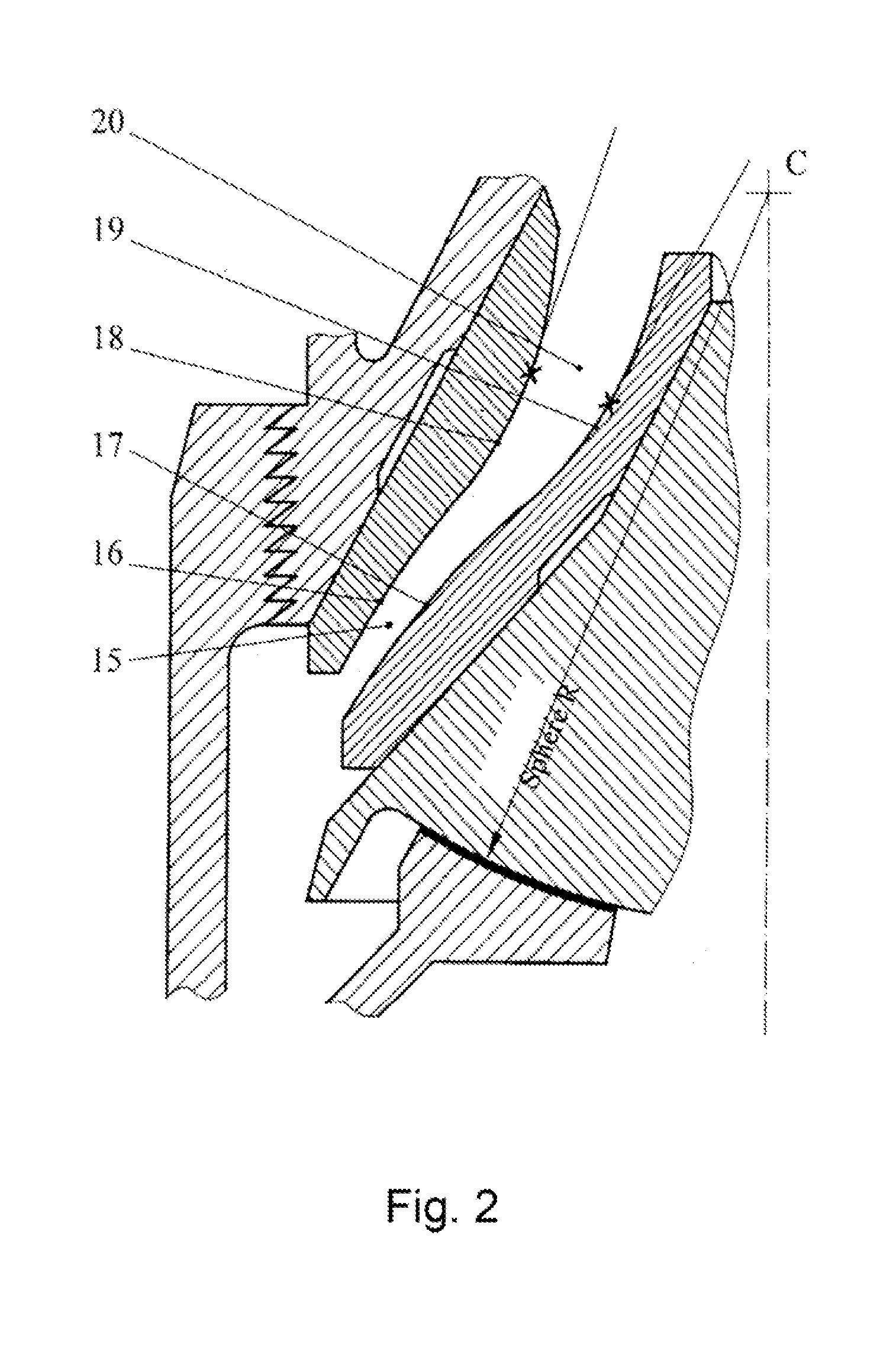 Parabolic vibratory impact mill