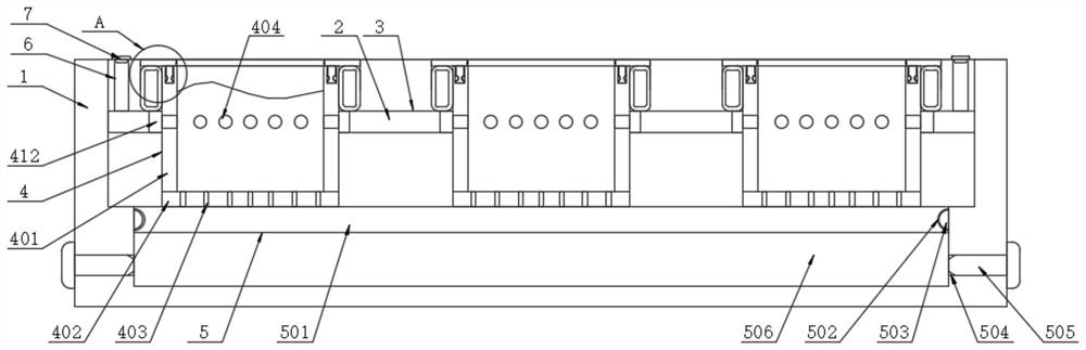 Device for manufacturing forestry seedling raising substrate from fermented rice husks and substrate preparation method