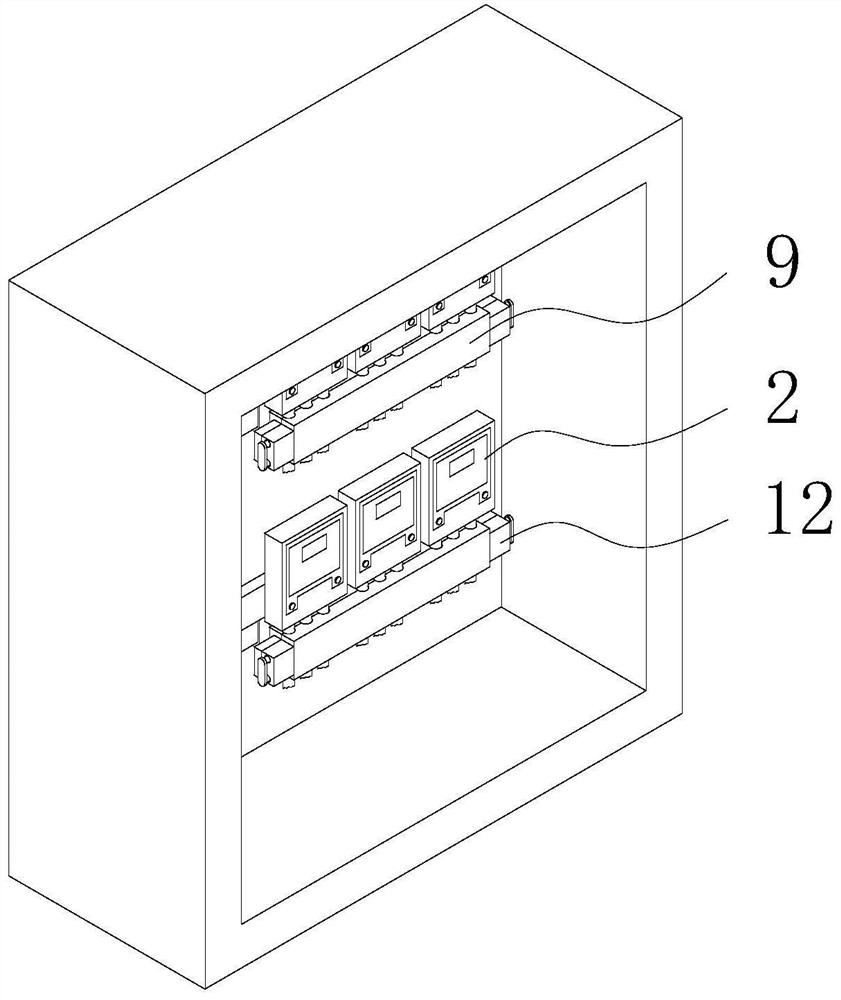 Bunching equipment of power distribution cabinet and power distribution cabinet