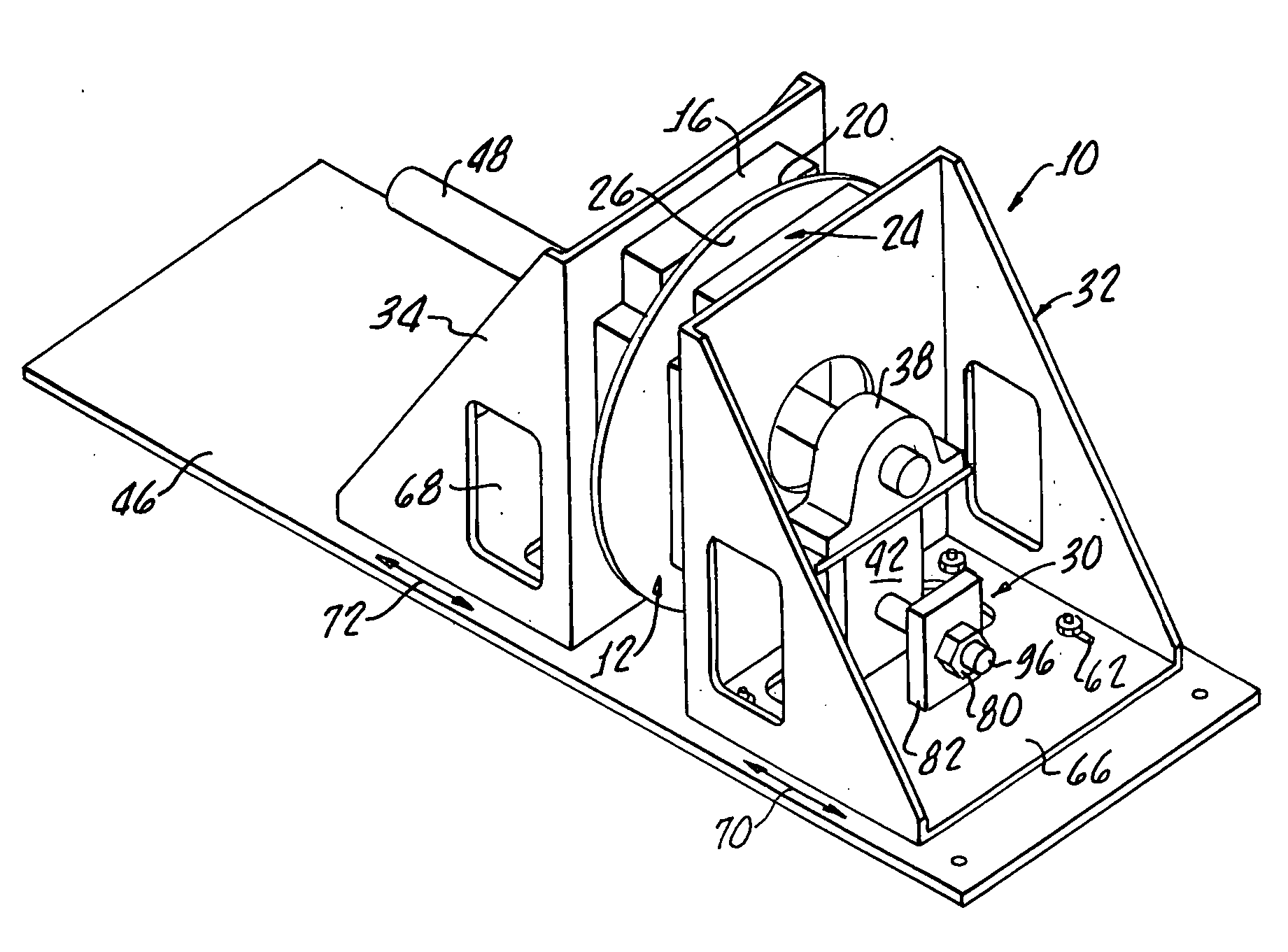 Axial rotary eddy current brake with adjustable braking force