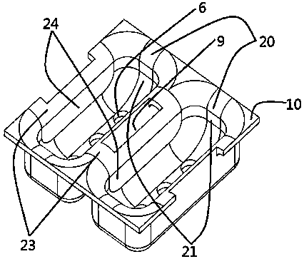 Auxiliary structure for gearbox capable of lowering gearbox oil stirring power loss