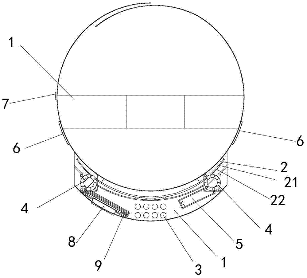 A head-mounted automatic cooling device and cooling method