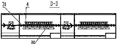 Horizontal continuous electroplating device and preparation method thereof