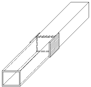 Machining method of steel member