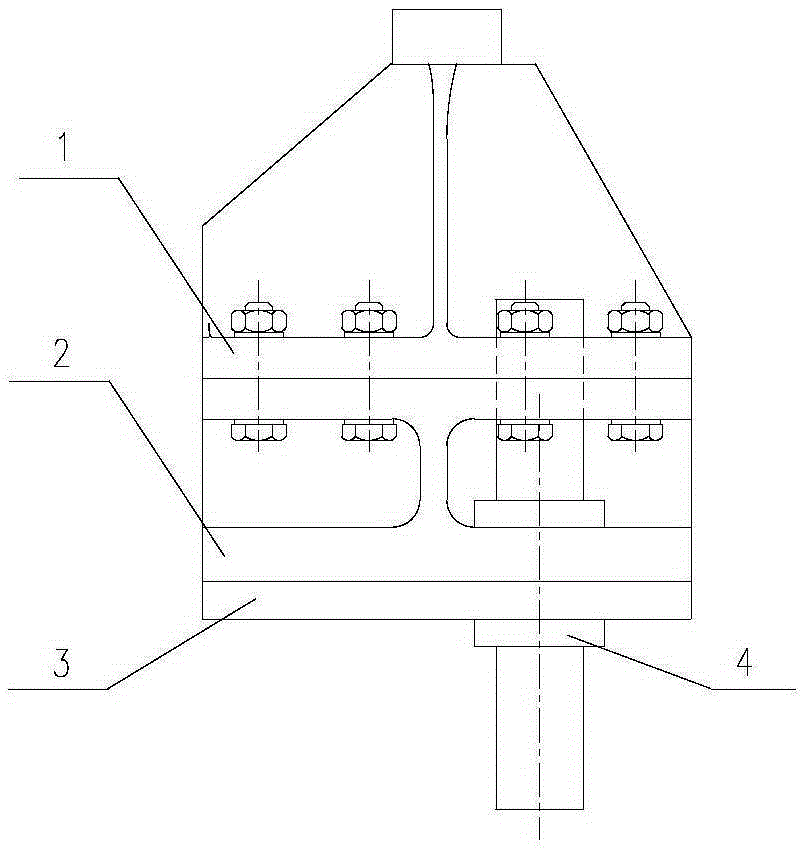 A star-rocket separation transition buffer device