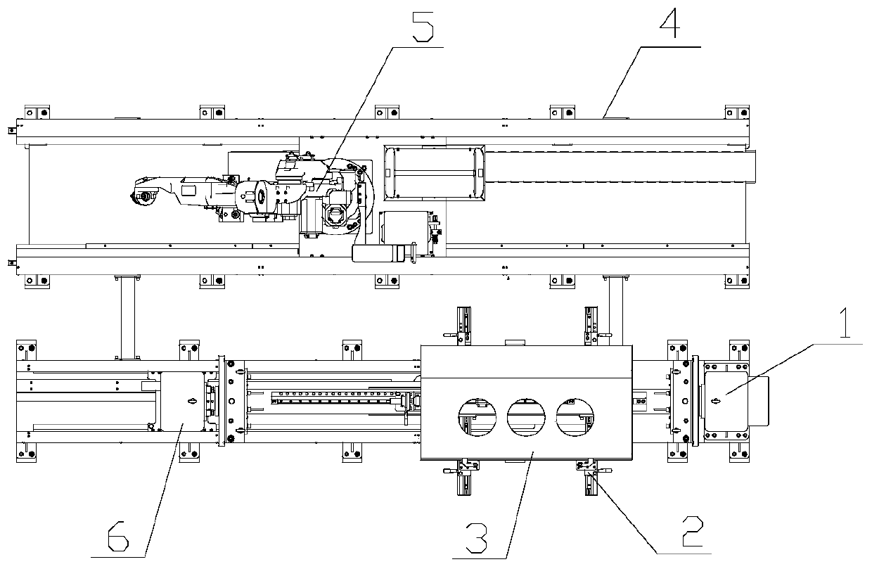 A box robot welding system