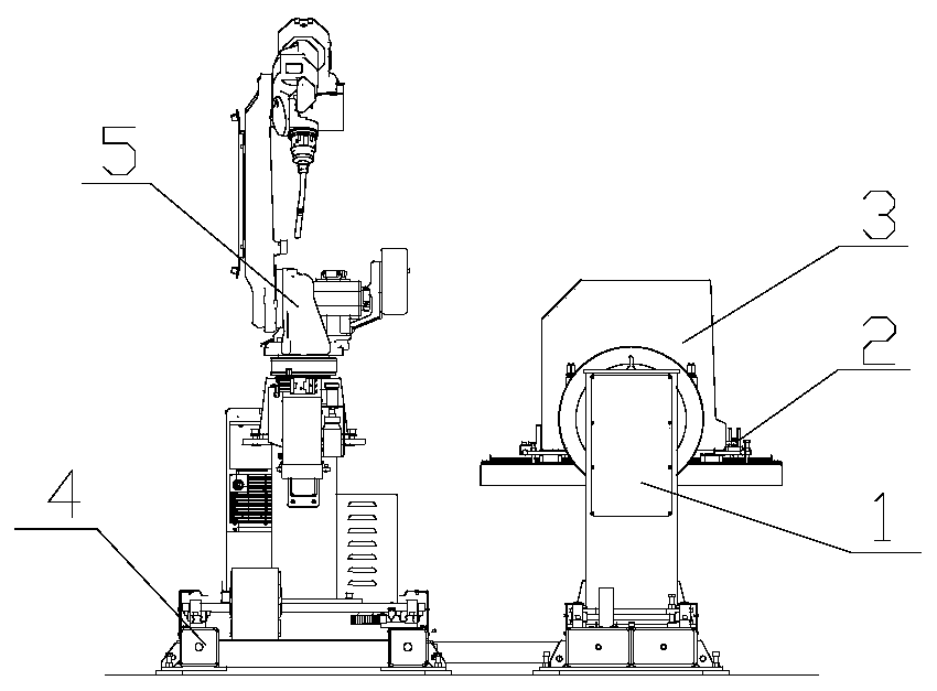 A box robot welding system