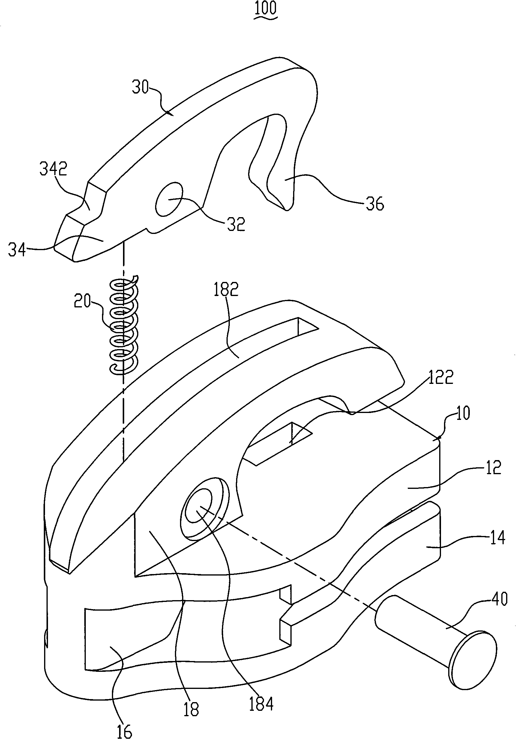 Tension-chain sliding block and tension-chain head using same