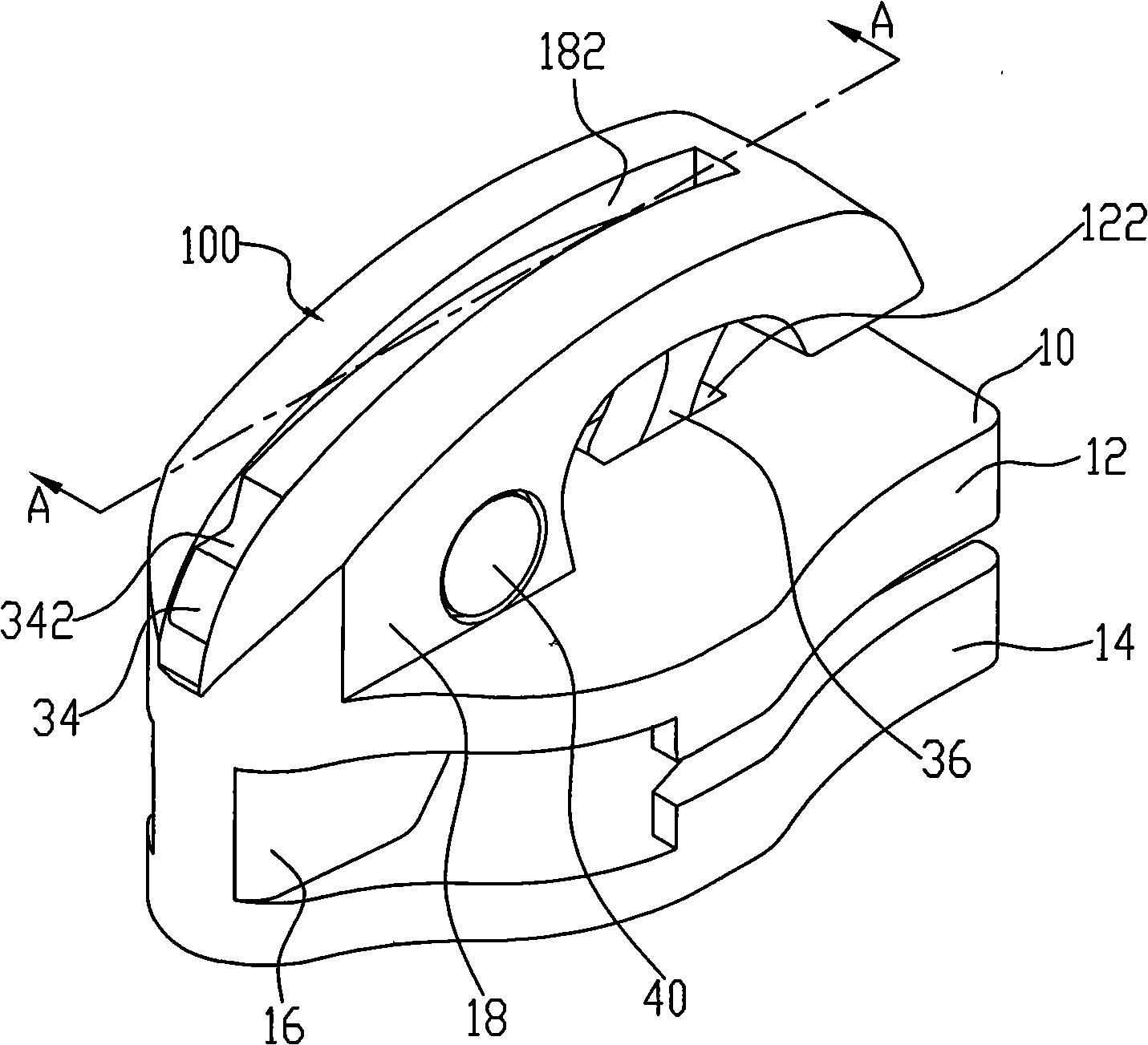 Tension-chain sliding block and tension-chain head using same