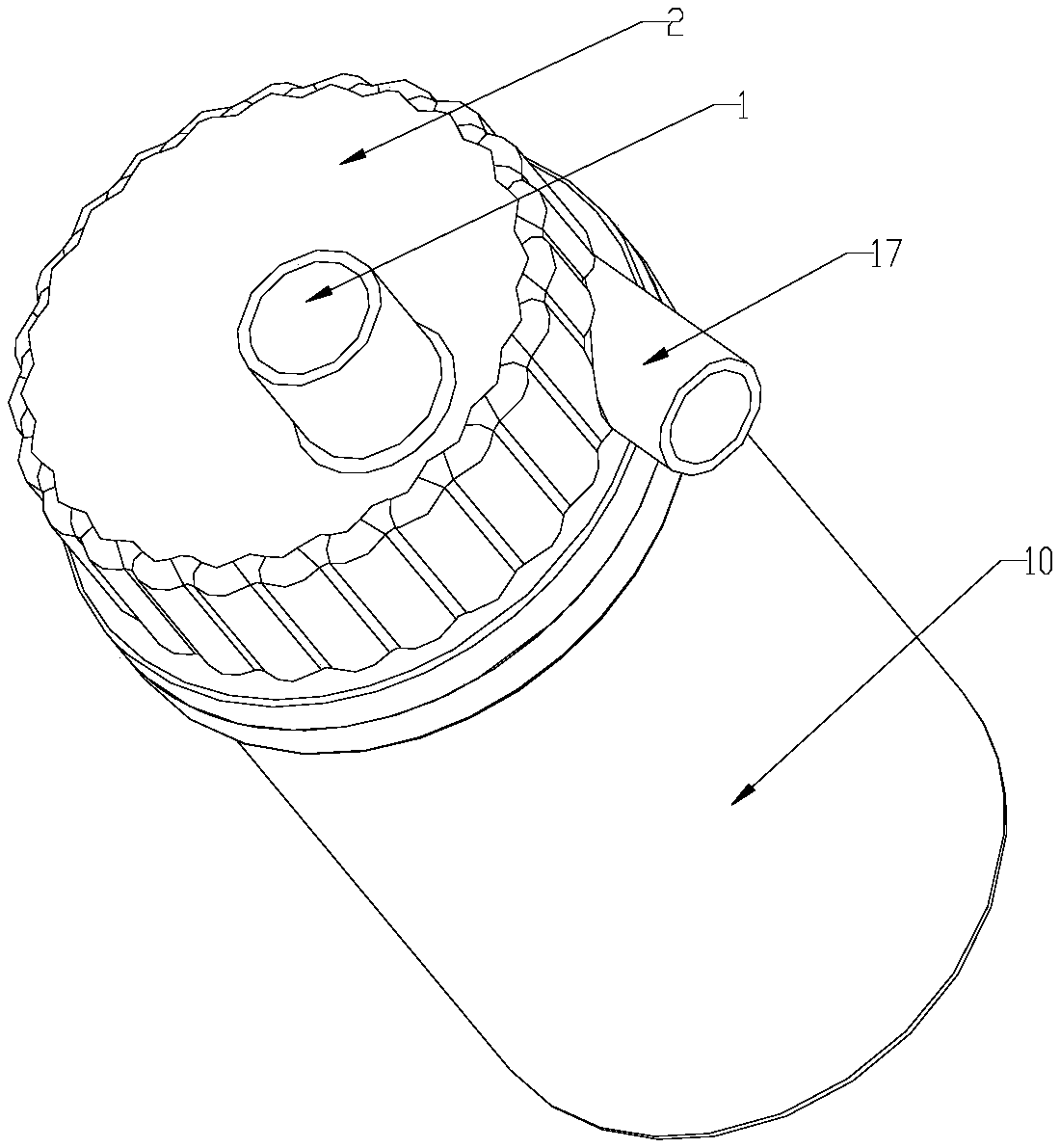 Magnet-free idling-resistant integrated modular temperature-resistant and corrosion-resistant high-lift self-priming pump