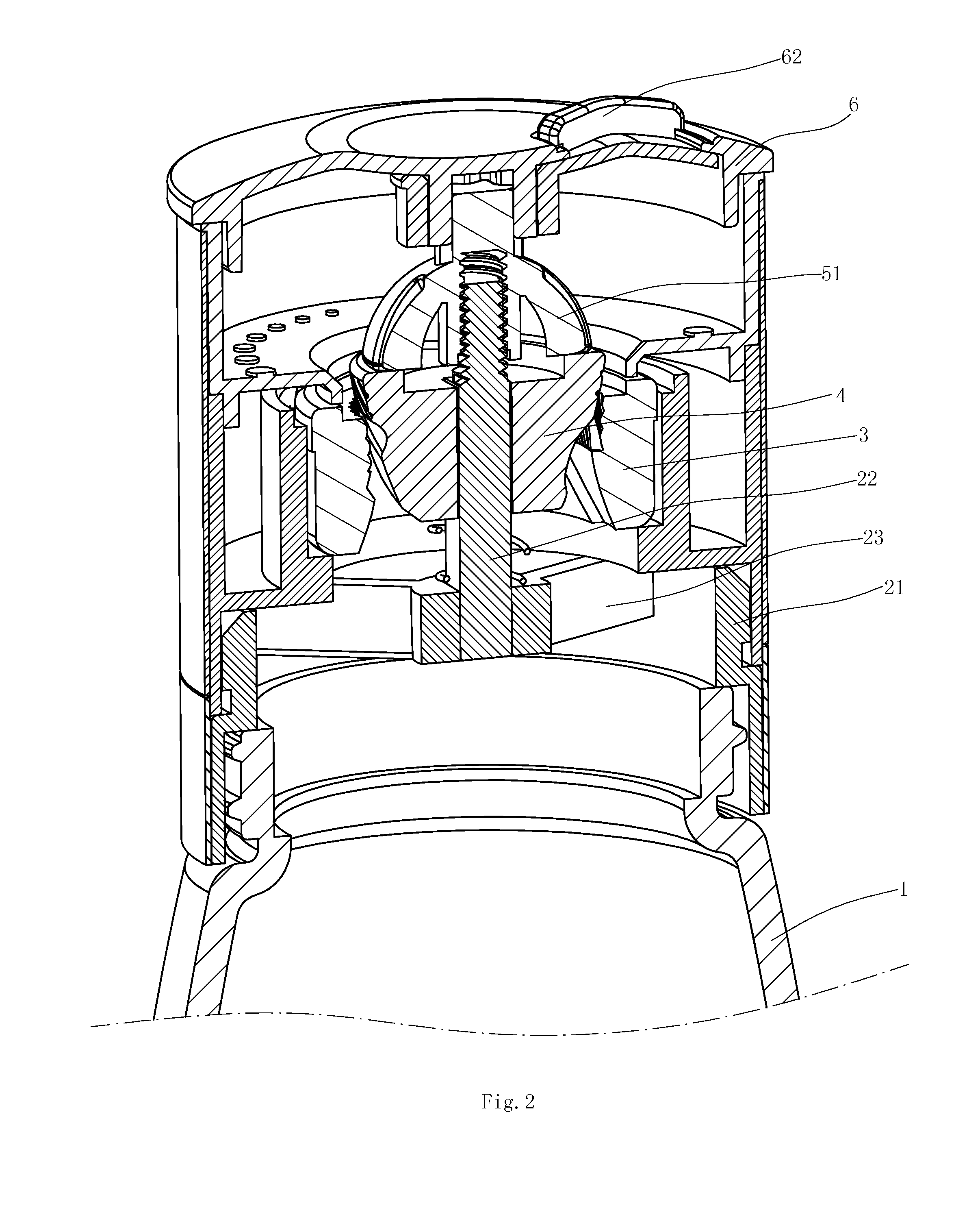 Grinder Facilitating Adjustment of Grinding Fineness