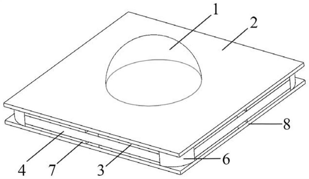 Three-dimensional pressure sensor based on flexible tactile capacitor