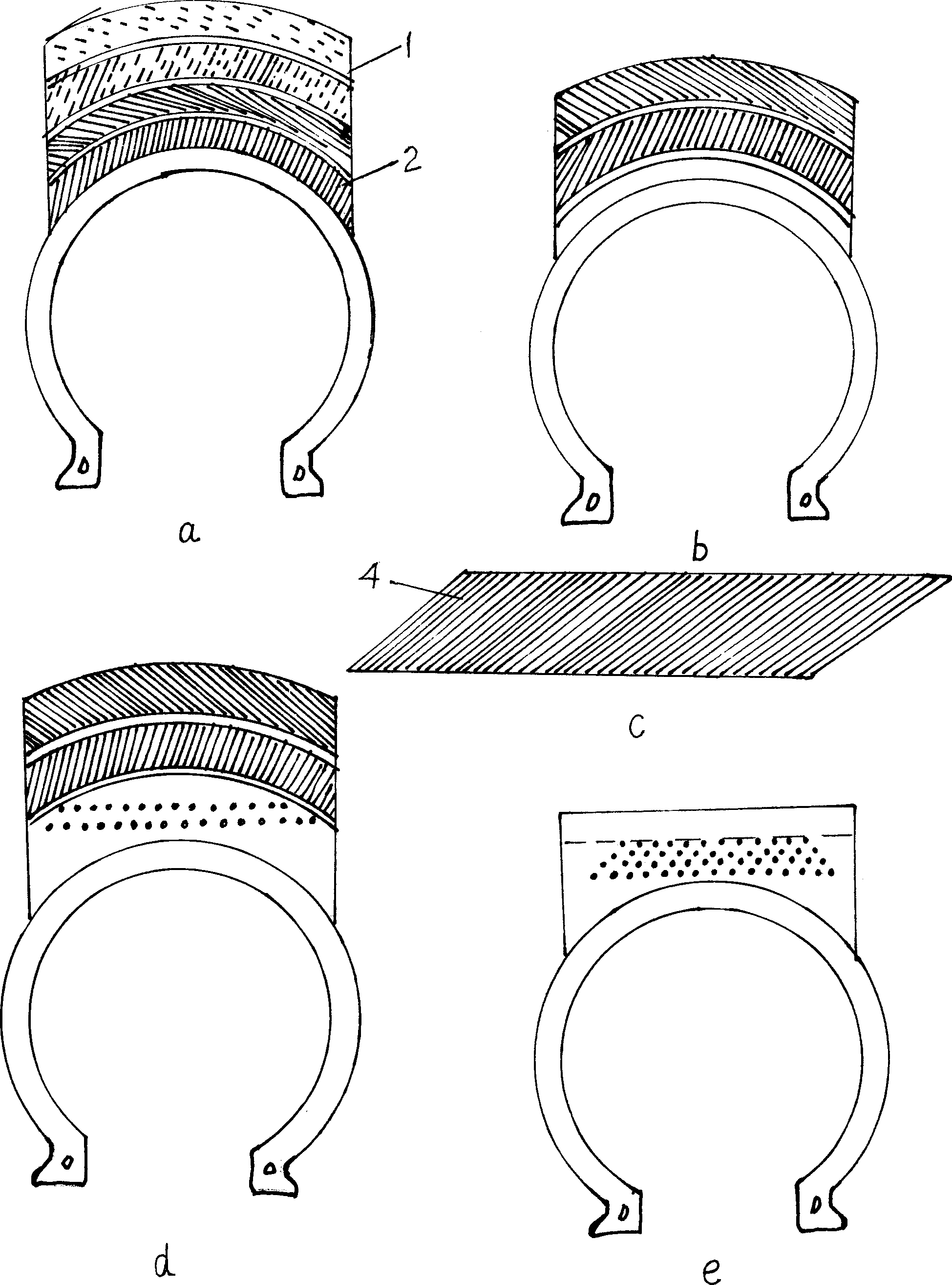 New method for repairing waste tyre