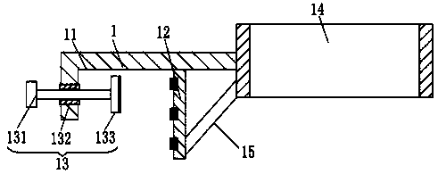 External auxiliary structure of high-rise building garbage channel