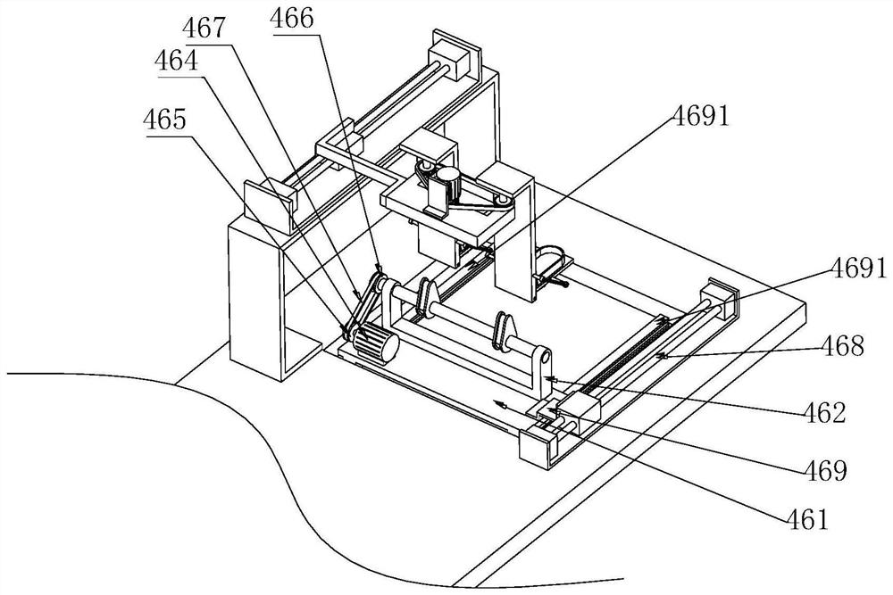 Leg rehabilitation device for orthopedics department