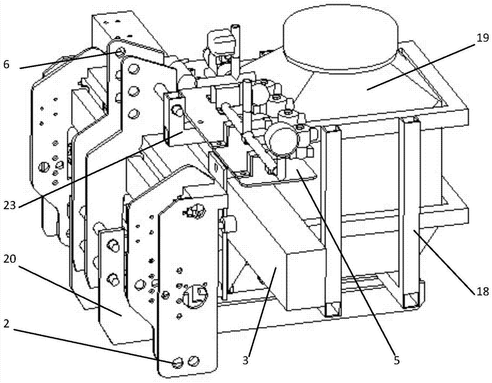 Toward-target spraying machine and method for crops in field