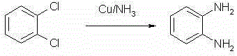 Green synthetic method of preparing o-phenylenediamine by reducing o-nitroaniline