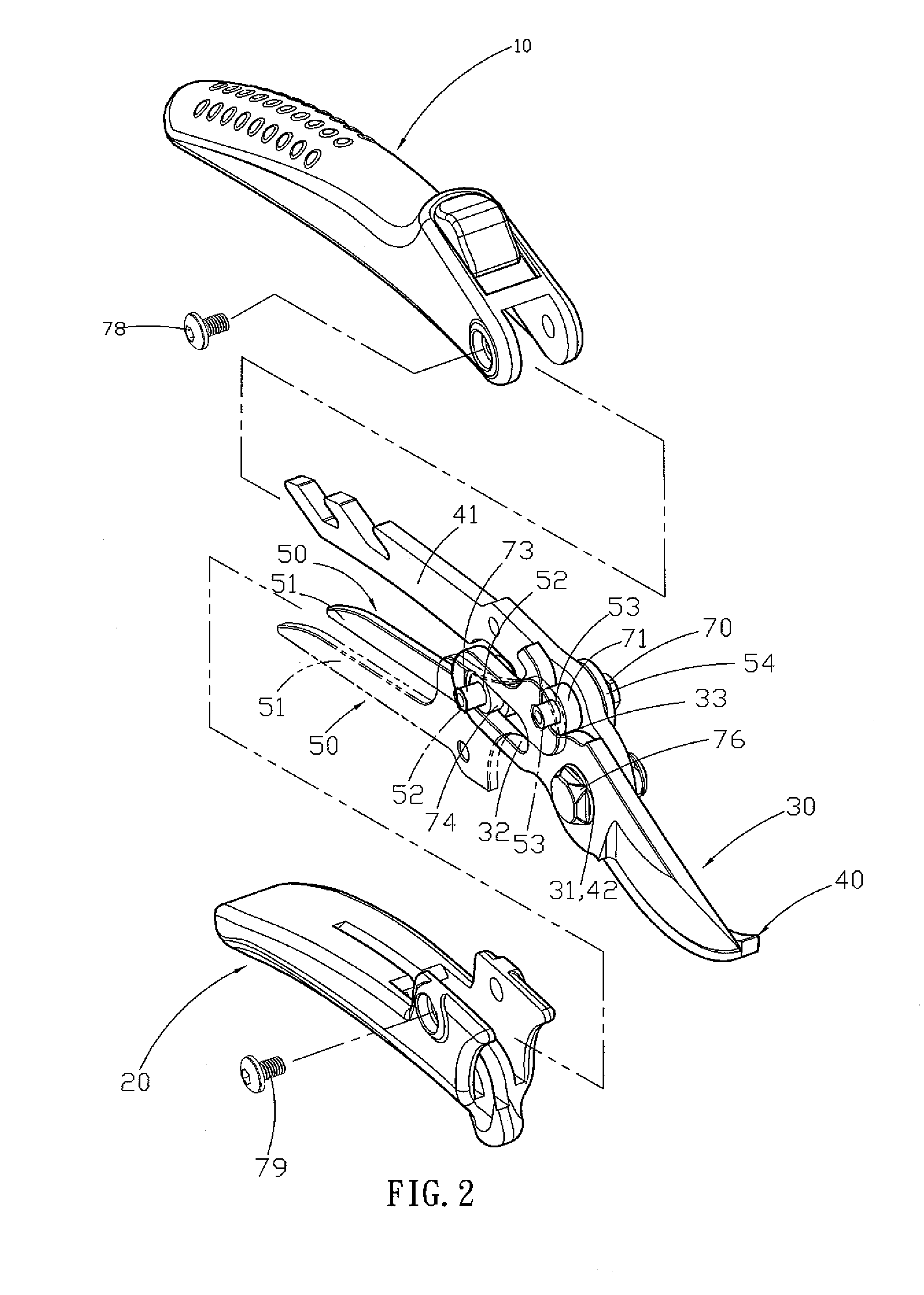 Gardening shears having energy-saving function