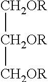 Glycerin polyesters with terminal silicone modification