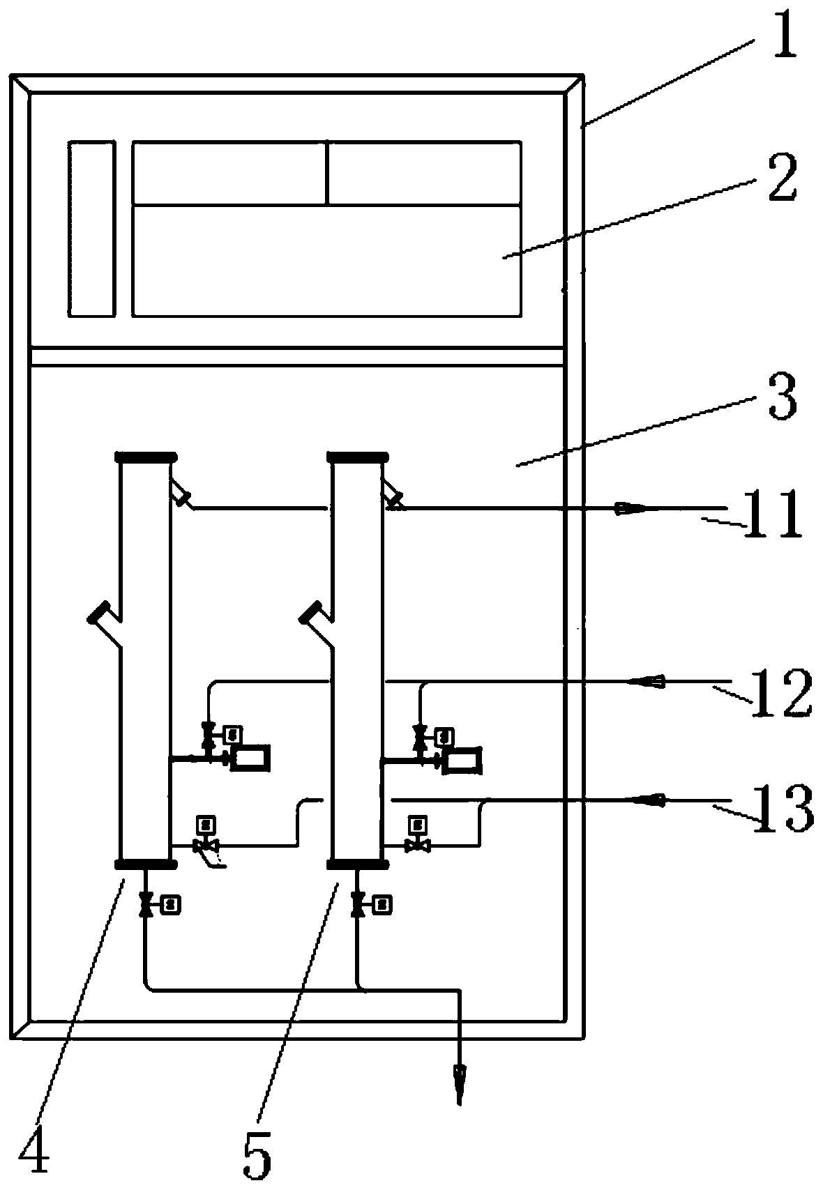 Novel desulfurization system slurry density measuring device