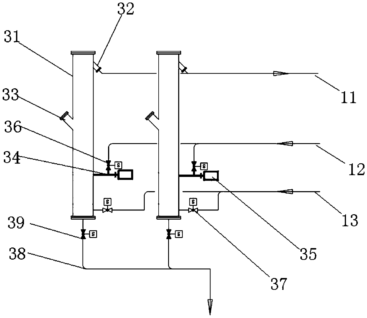 Novel desulfurization system slurry density measuring device