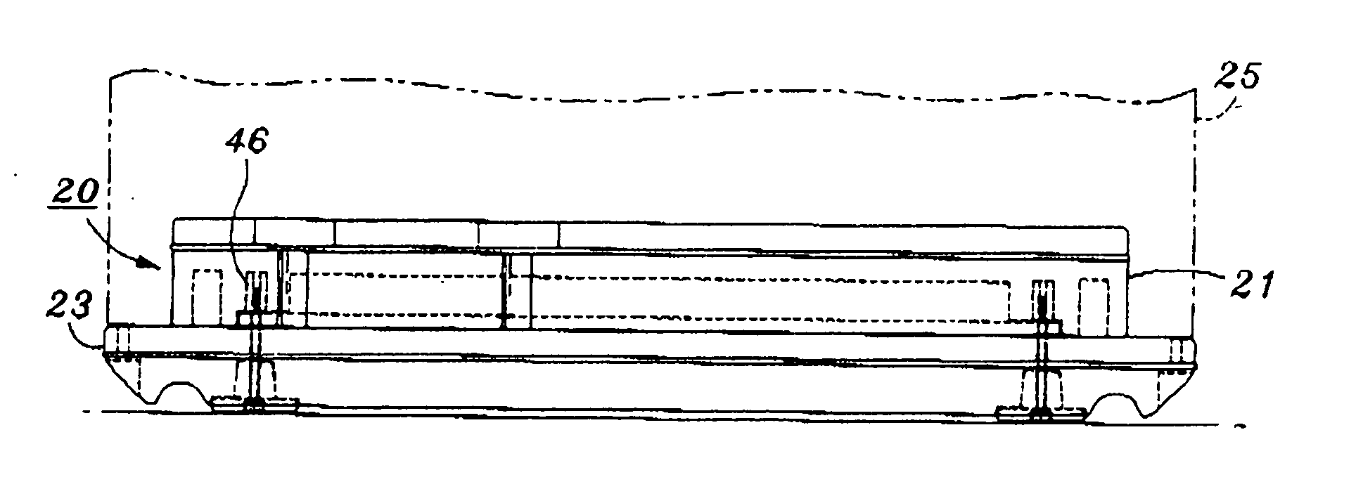 Skid support for portable structures