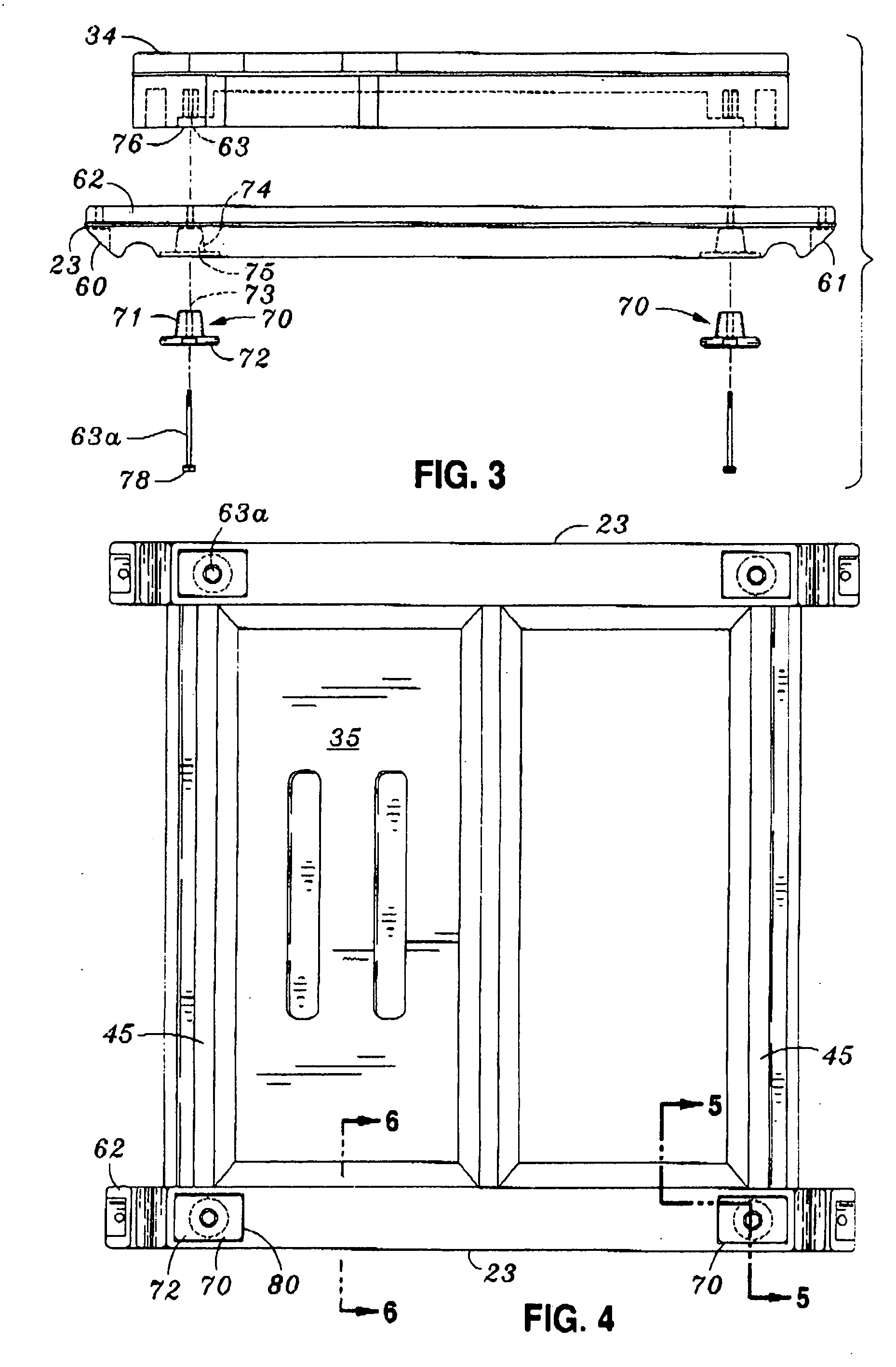 Skid support for portable structures