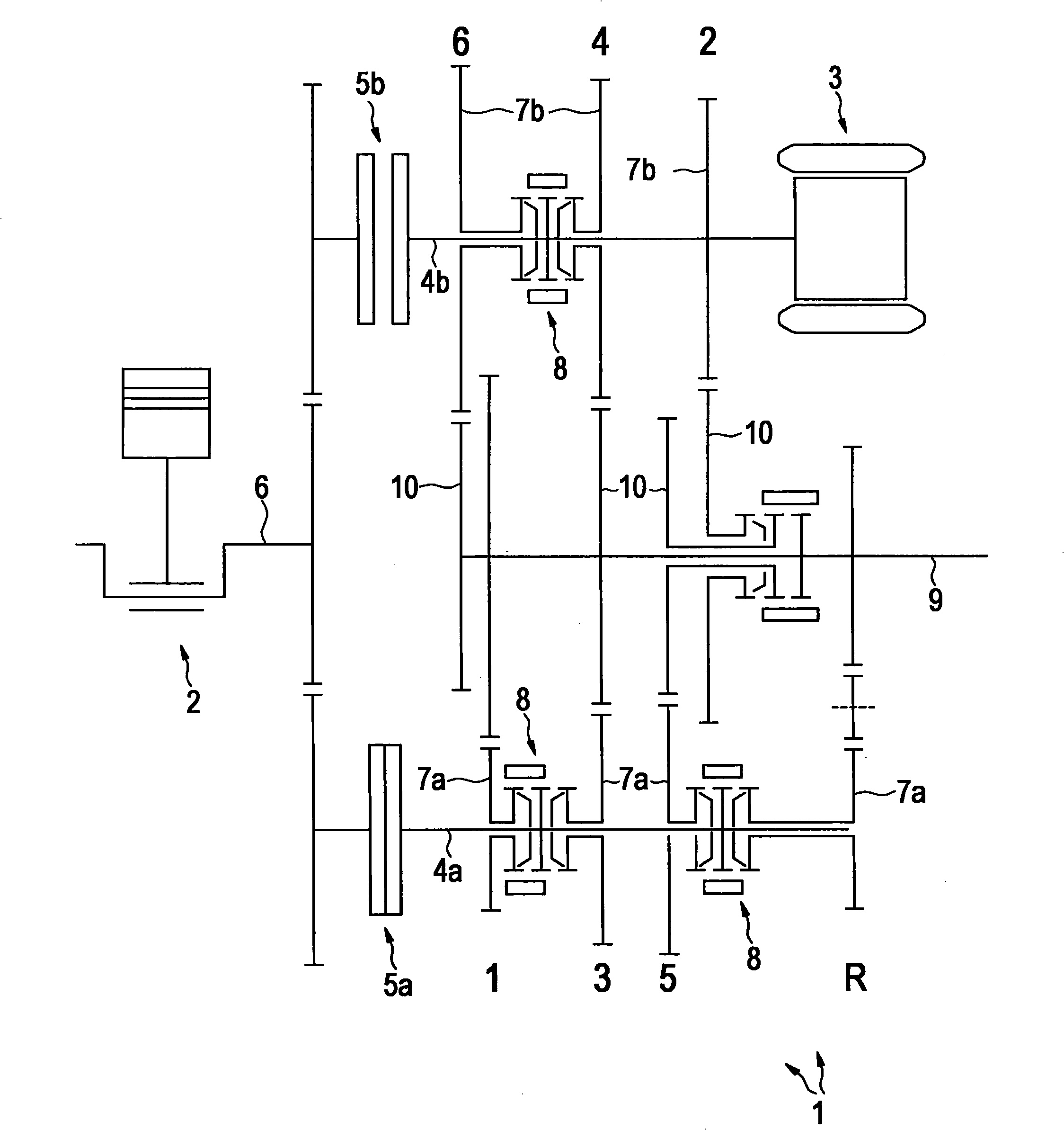 Method for the operation of a hybrid drive train in a motor vehicle