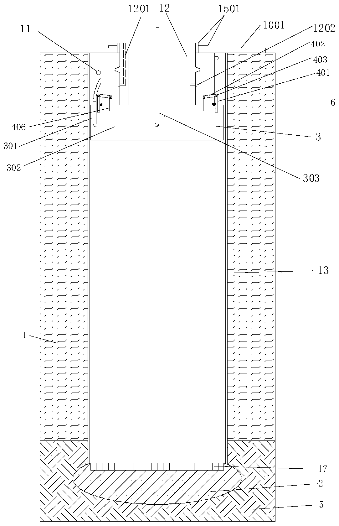 The Construction Method of the Spiral Heat Pipe Annular Convex Rib Drainage and Grouting Bamboo Pile