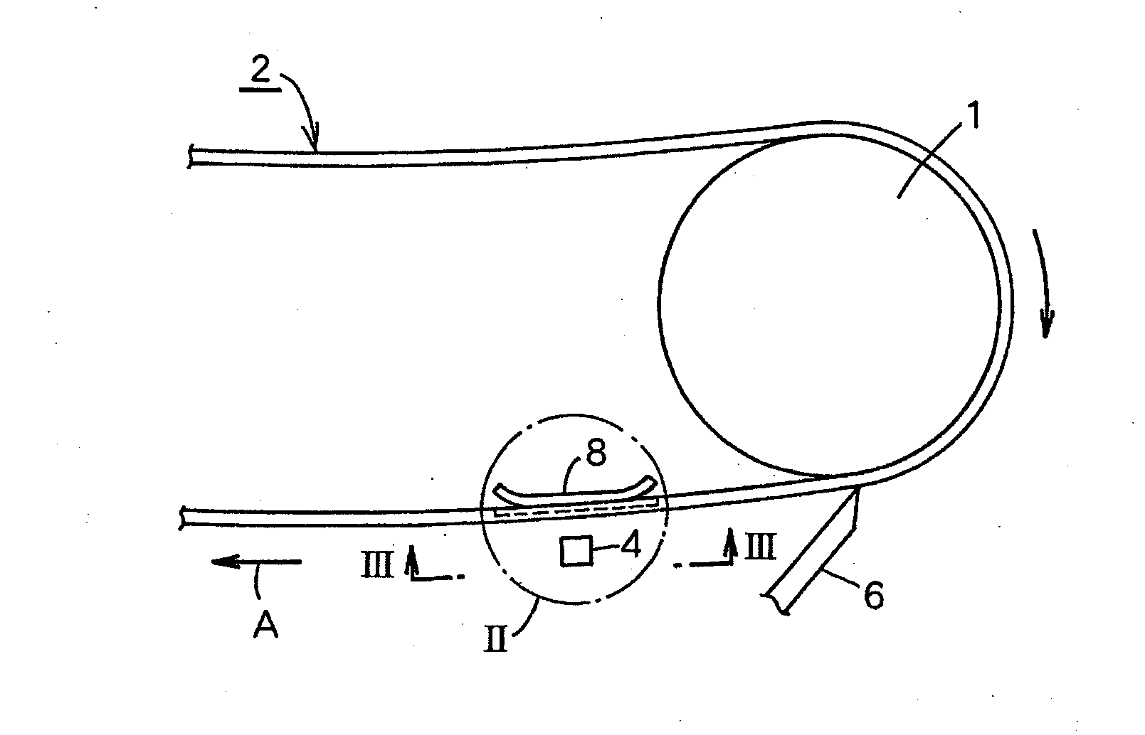 Wear detection device for conveyor belt