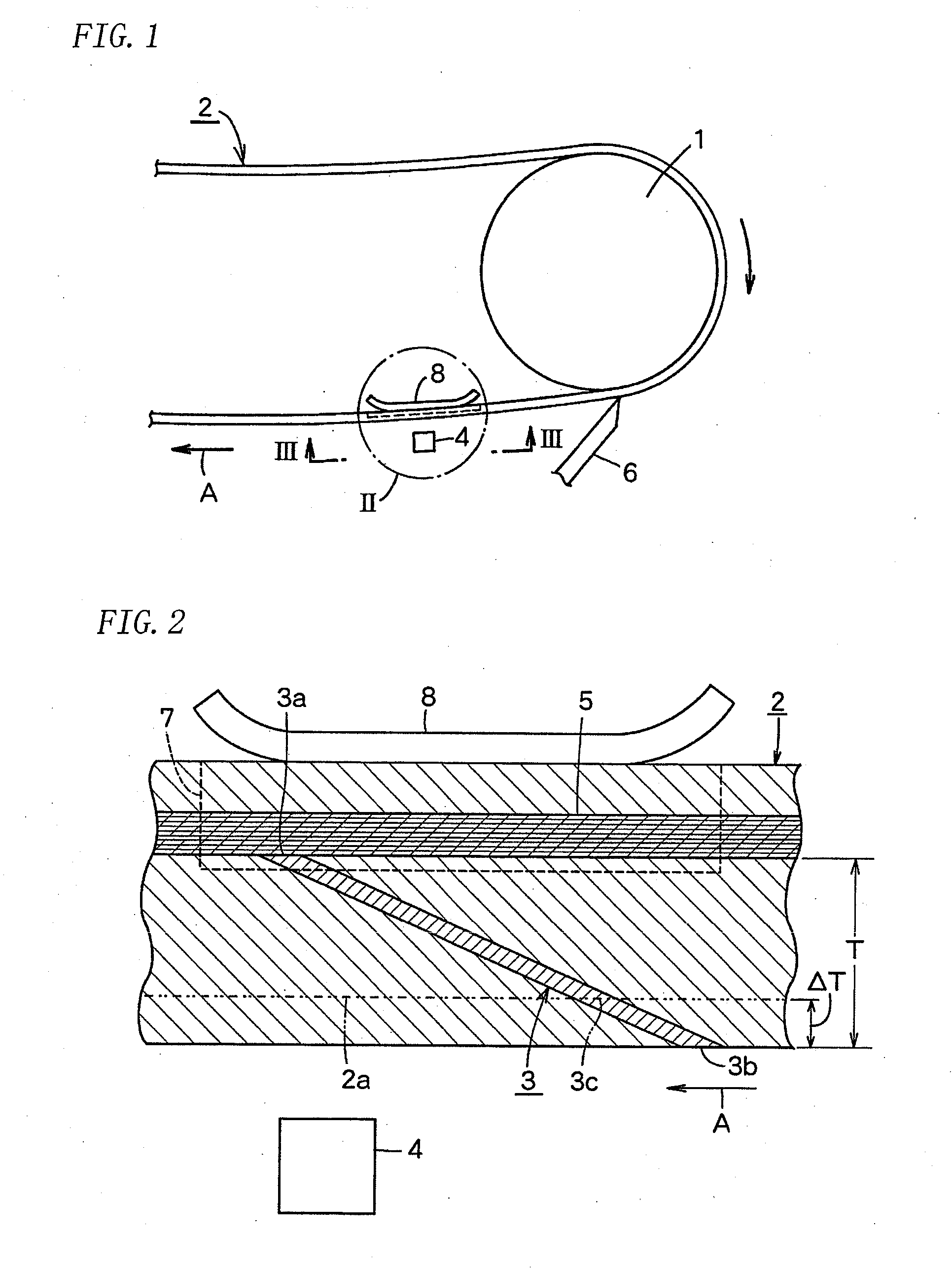 Wear detection device for conveyor belt