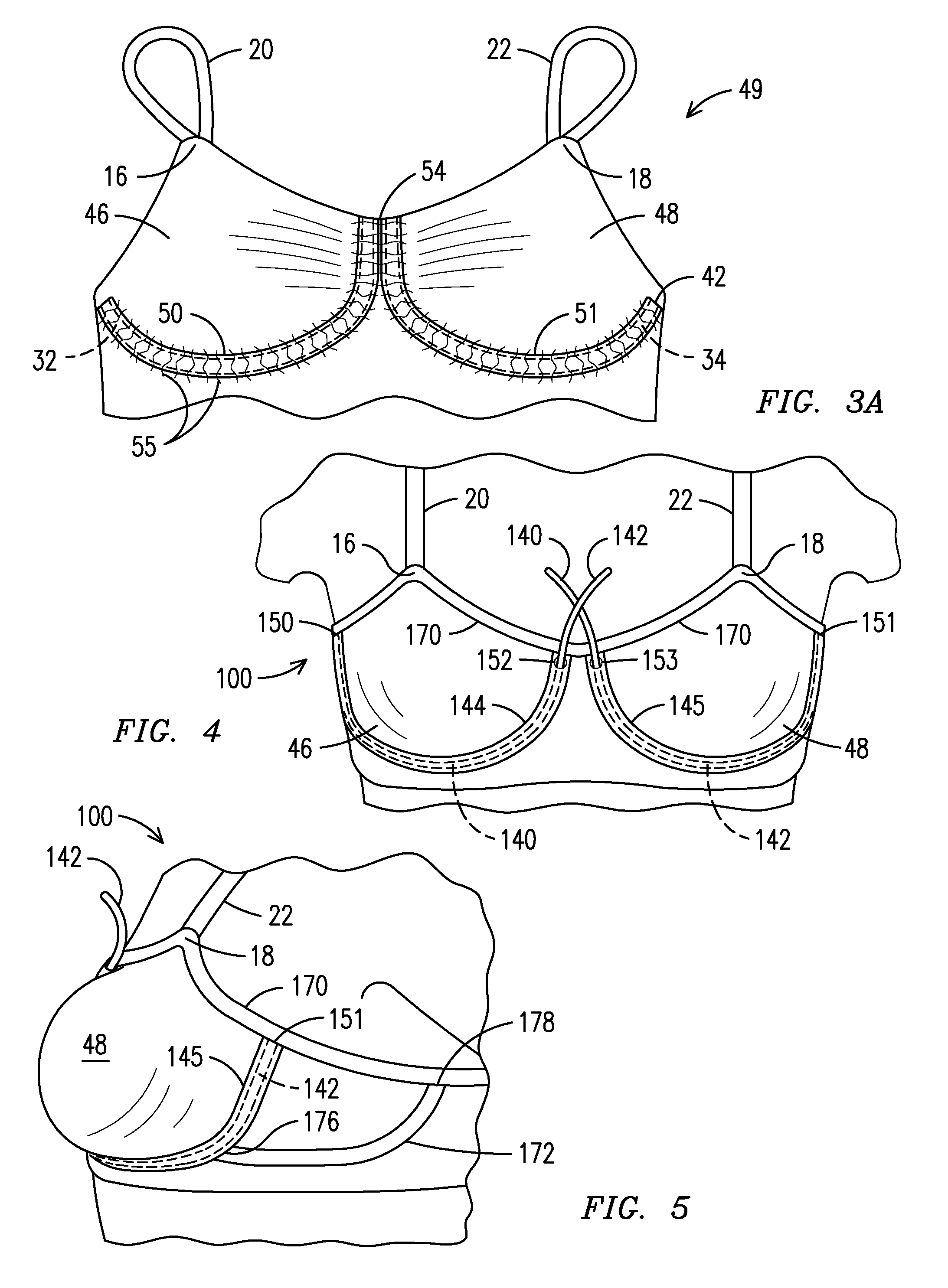 Breast shaping and lifting support garment