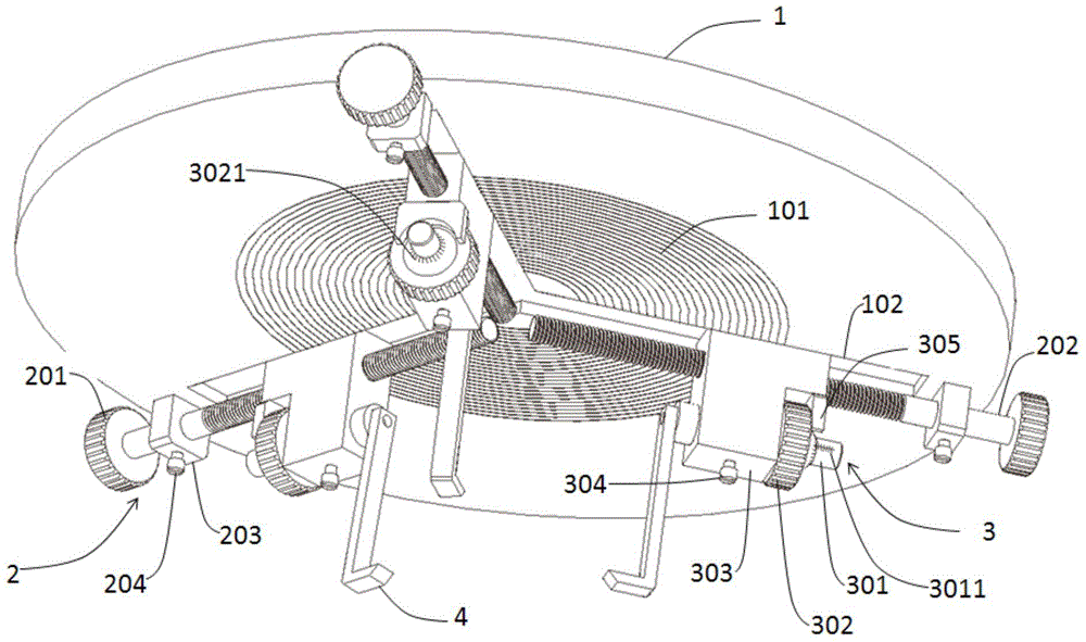 Workpiece holder in ion beam polishing device