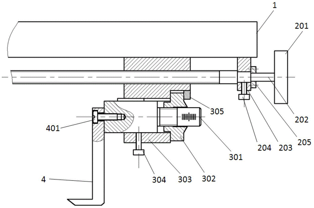 Workpiece holder in ion beam polishing device