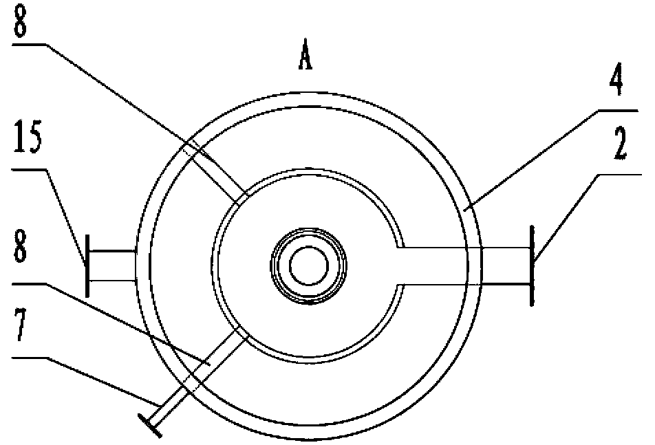 A double-layer flash tank