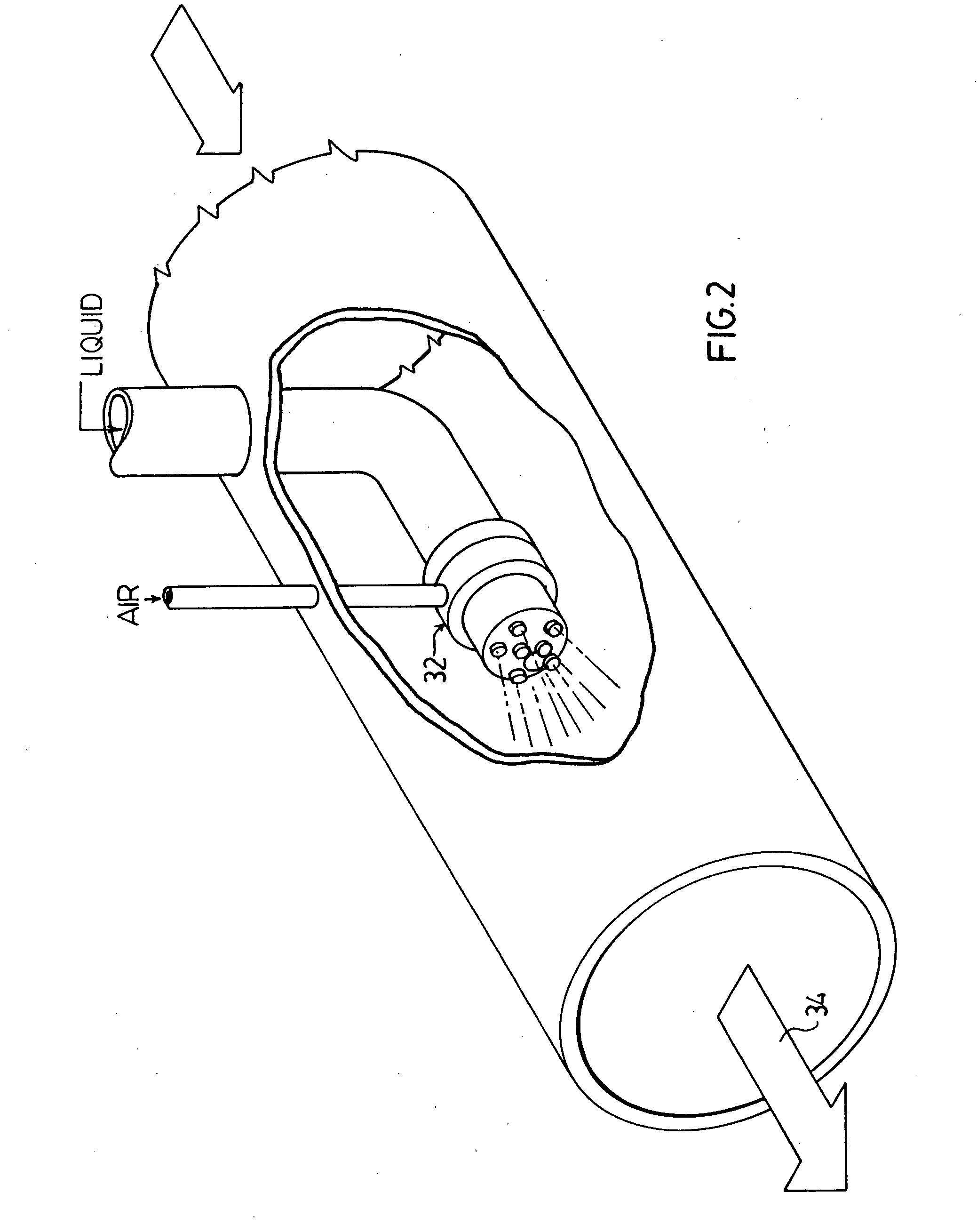 Pollution control in wood products dryer