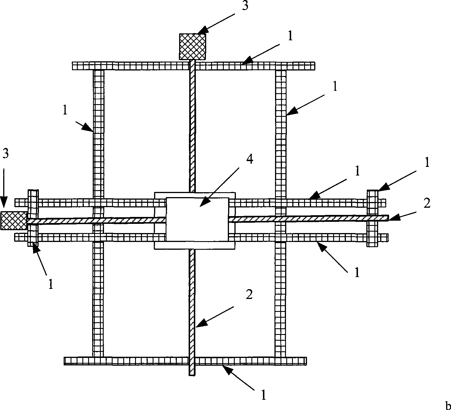 Three-dimensional high resolution target scattering coefficient measurement method based on bore diameter synthesizing technology