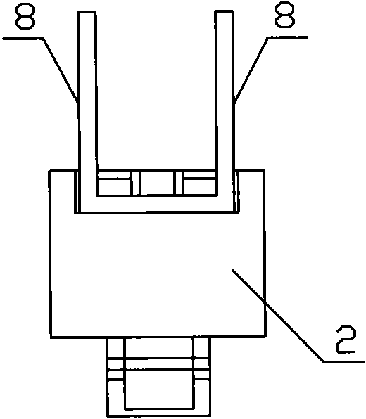 Tool for positioning pressure bars at back zone of V-shaped drafting machine of F1508 spinning frame