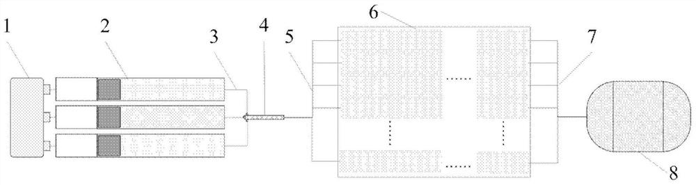 Medium-adjustable wave-absorbing metamaterial based on microfluidic technology and performance regulation and control device thereof