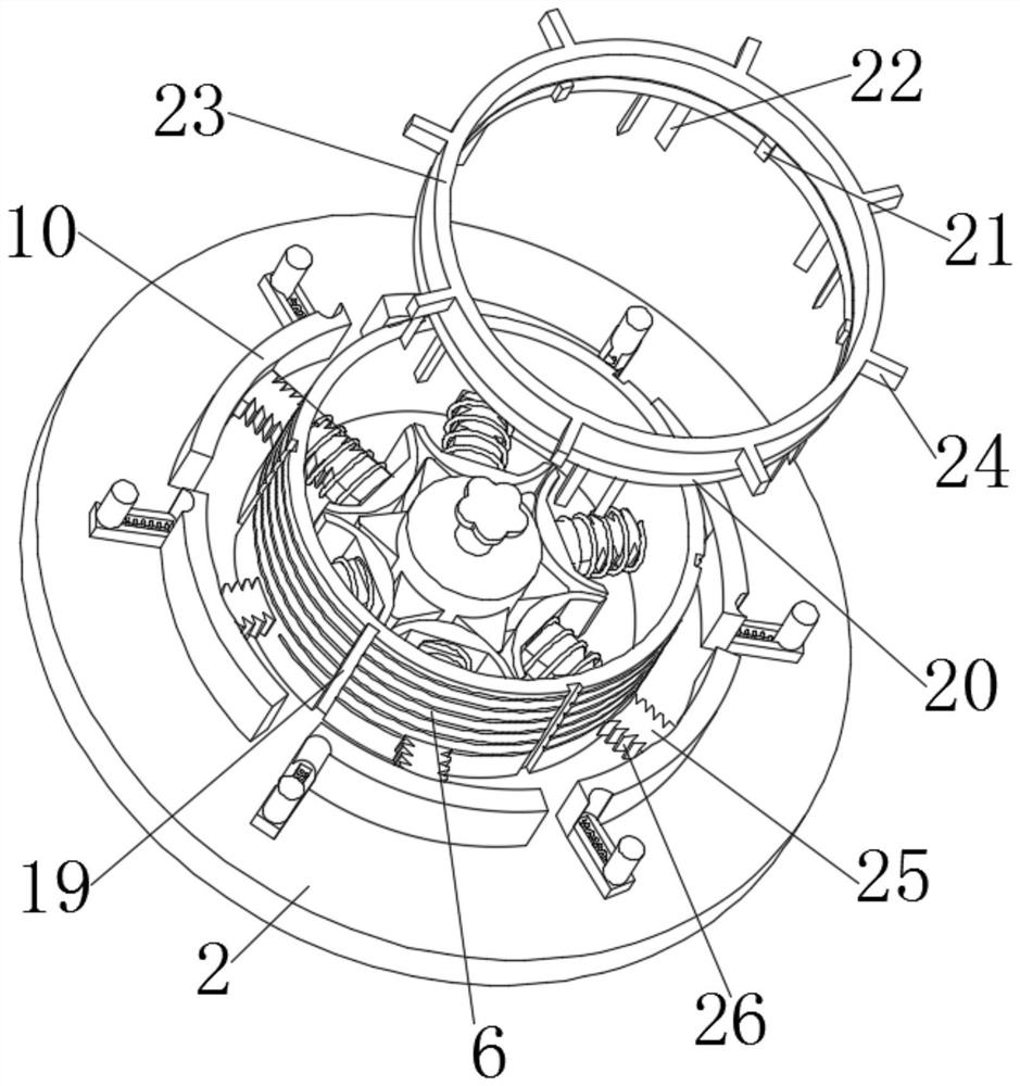 Radian-variable steel bar bending device