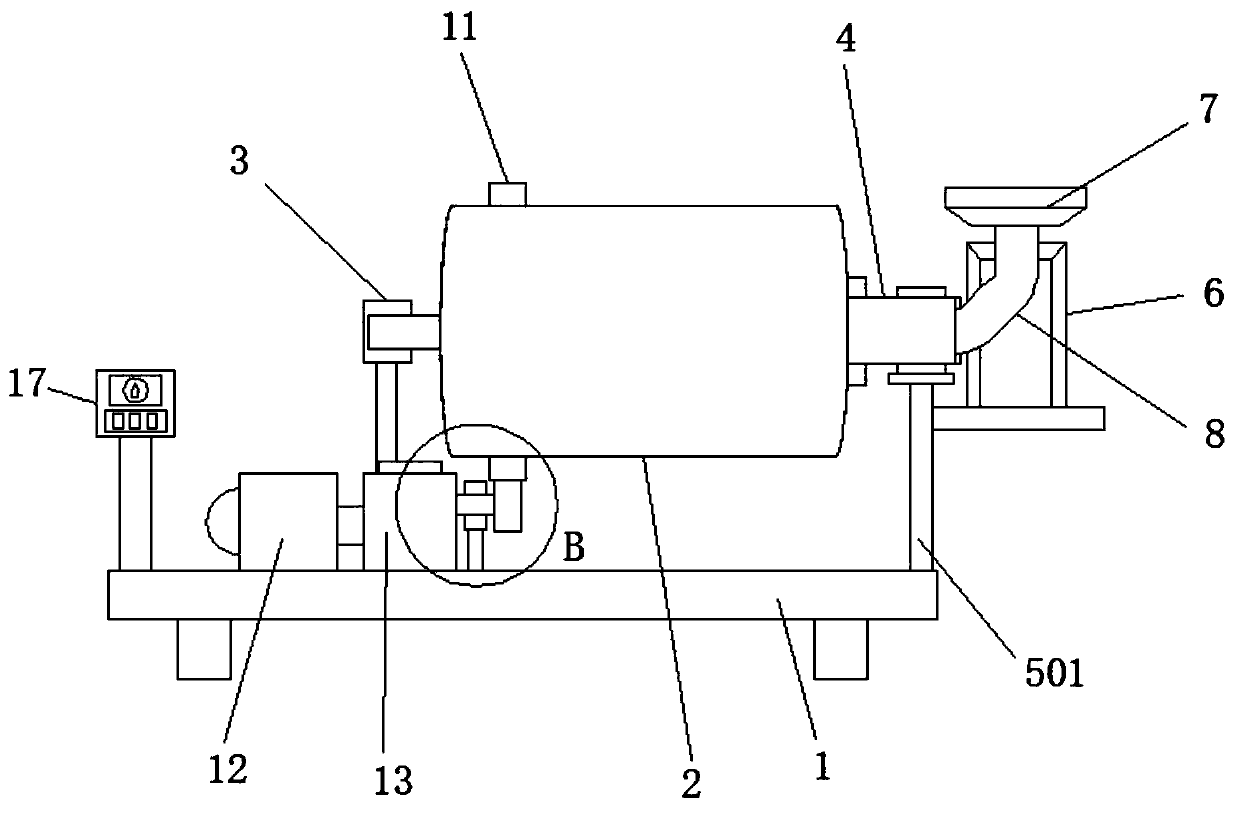 Raw material ball milling equipment for lithium battery production