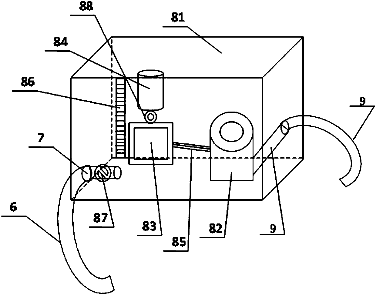 Controlled experimental apparatus for simulating beach fish perch habitat, and construction method thereof