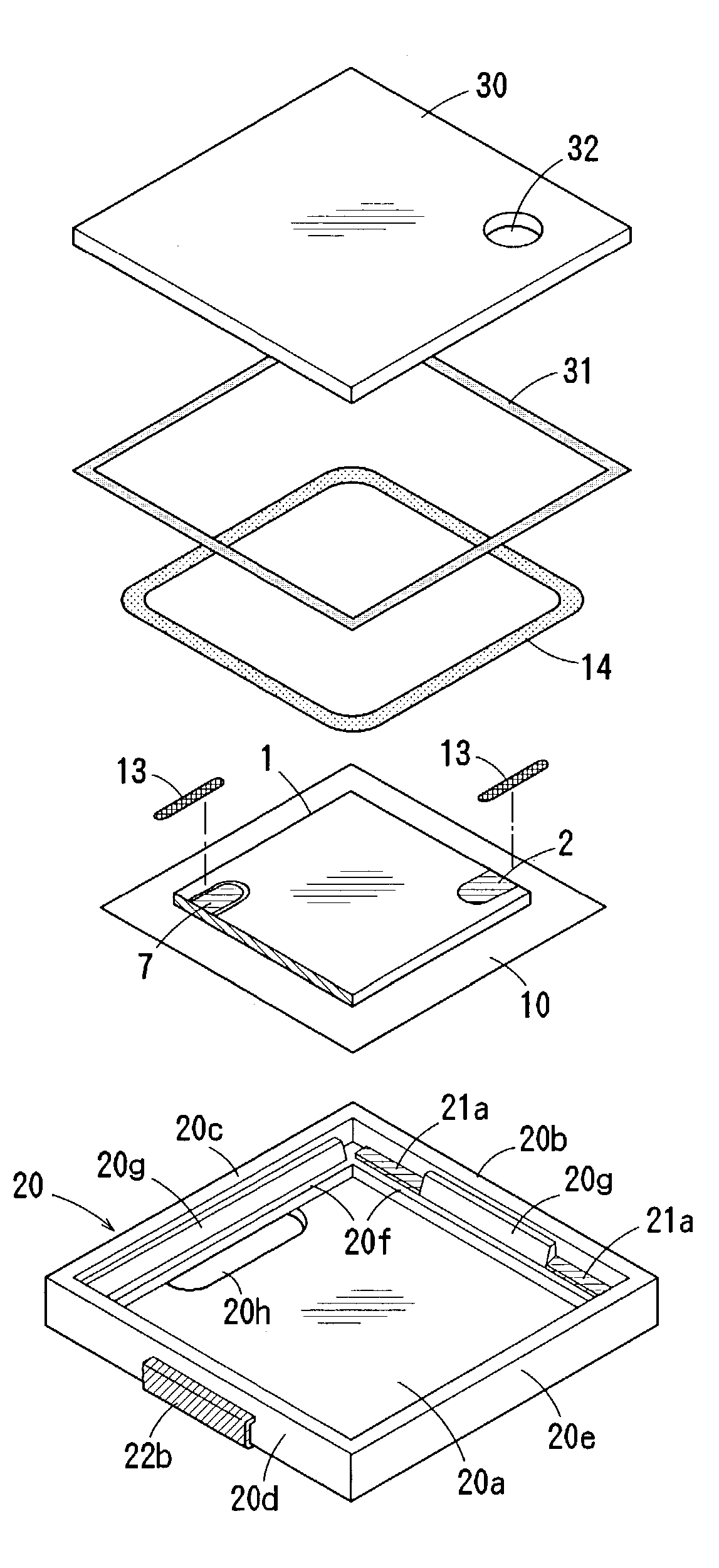 Piezoelectric electro-acoustic transducer