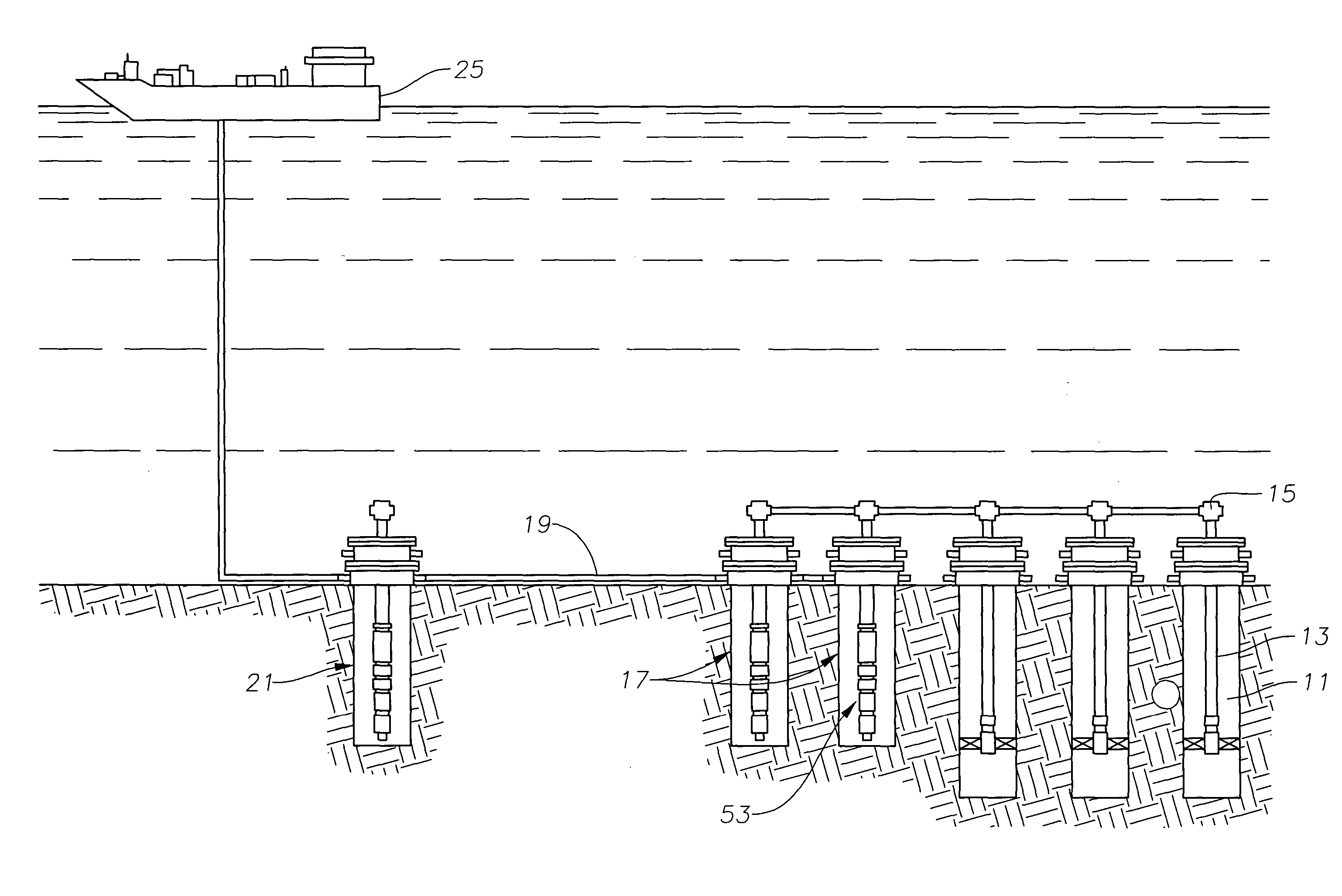 ROV retrievable sea floor pump