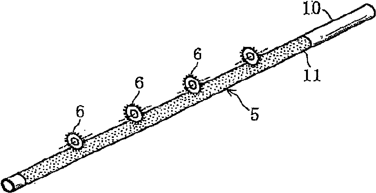 Line paper rolling wheel of printer