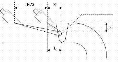 Ultrasonic time-of-flight diffraction (TOFD) detection method for weld seam